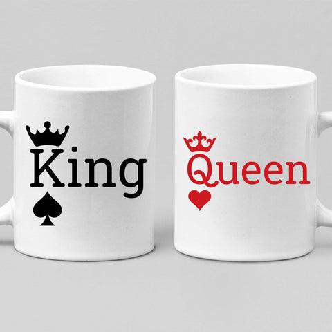 Mugs King And Queen Couples Coffee Mugs