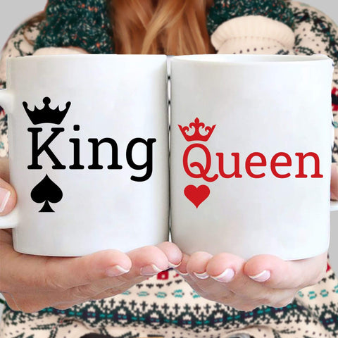 Mugs King And Queen Couples Coffee Mugs