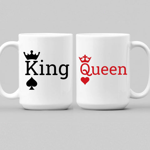 Mugs King And Queen Couples Coffee Mugs