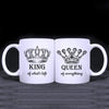 Mugs King Of What's Left, Queen Of Everything Couples Coffee Mug