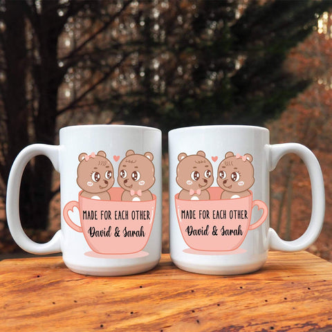 Mugs Made For Each Other Customized Coffee Mugs For Couples