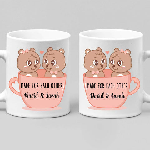 Mugs Made For Each Other Customized Coffee Mugs For Couples