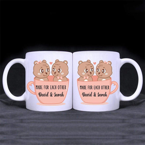 Mugs Made For Each Other Customized Coffee Mugs For Couples