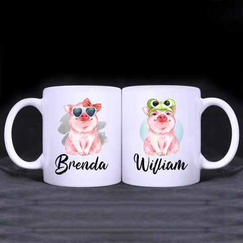 Mugs Piggy Couples Custom Mugs