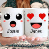 Mugs Smiley Couple Ceramic Mug