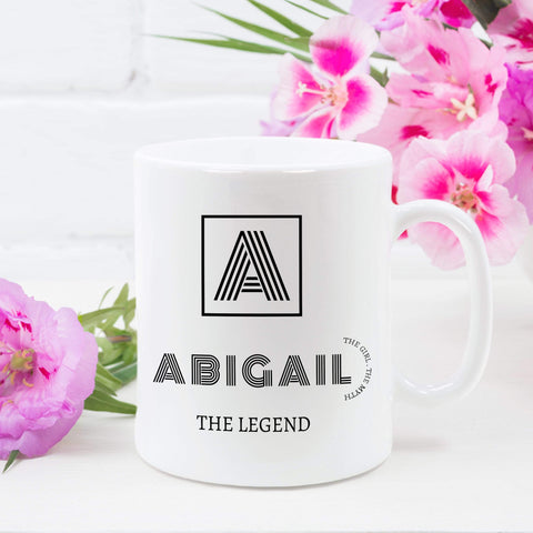 Mugs The Girl The Myth Personalized Coffee Mug For Woman