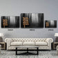 Mystery Forest Black And white Customized Canvas With Multi Names