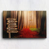 Mystery Forest Color Customized Canvas With Multi Names N