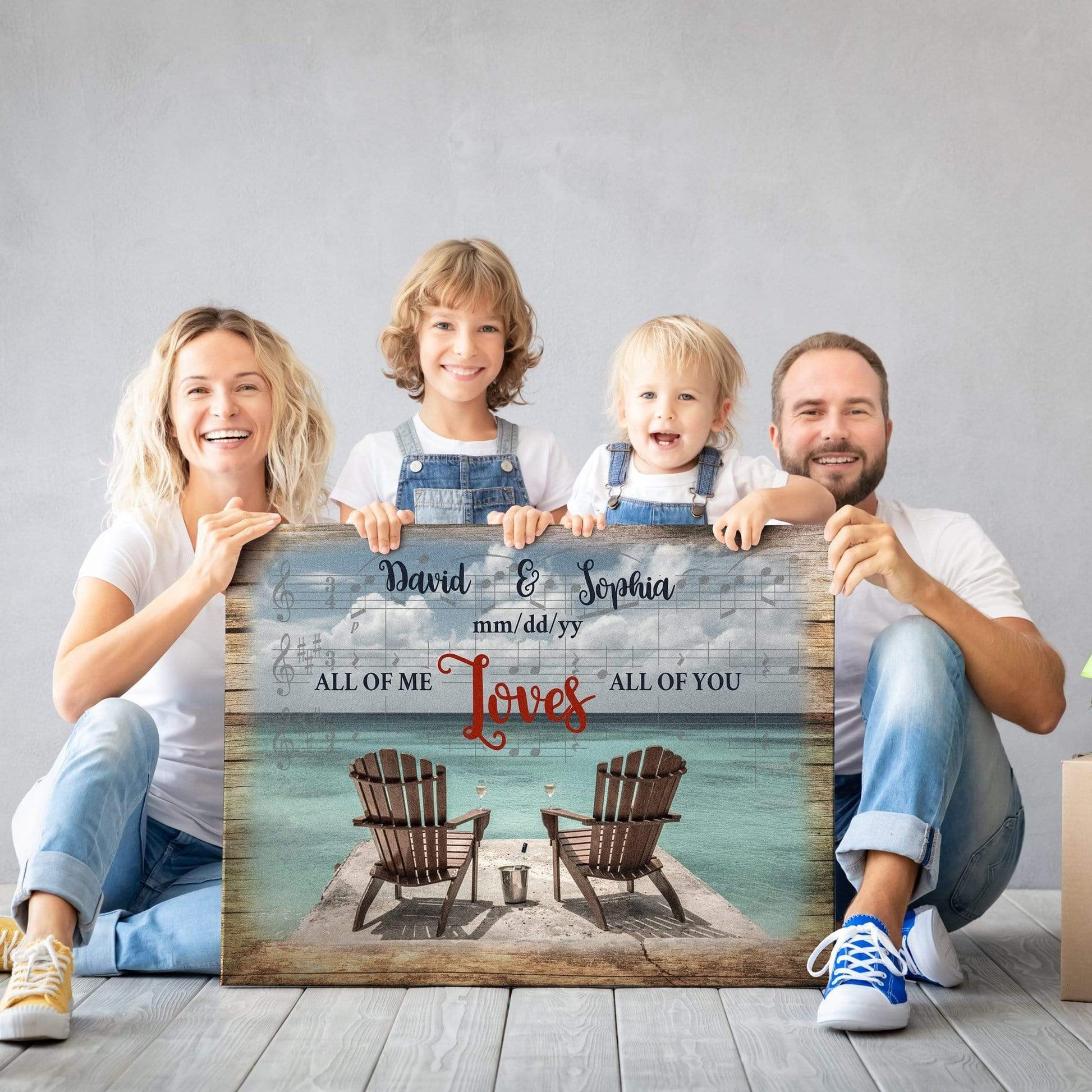 Name Chair Customized Canvas