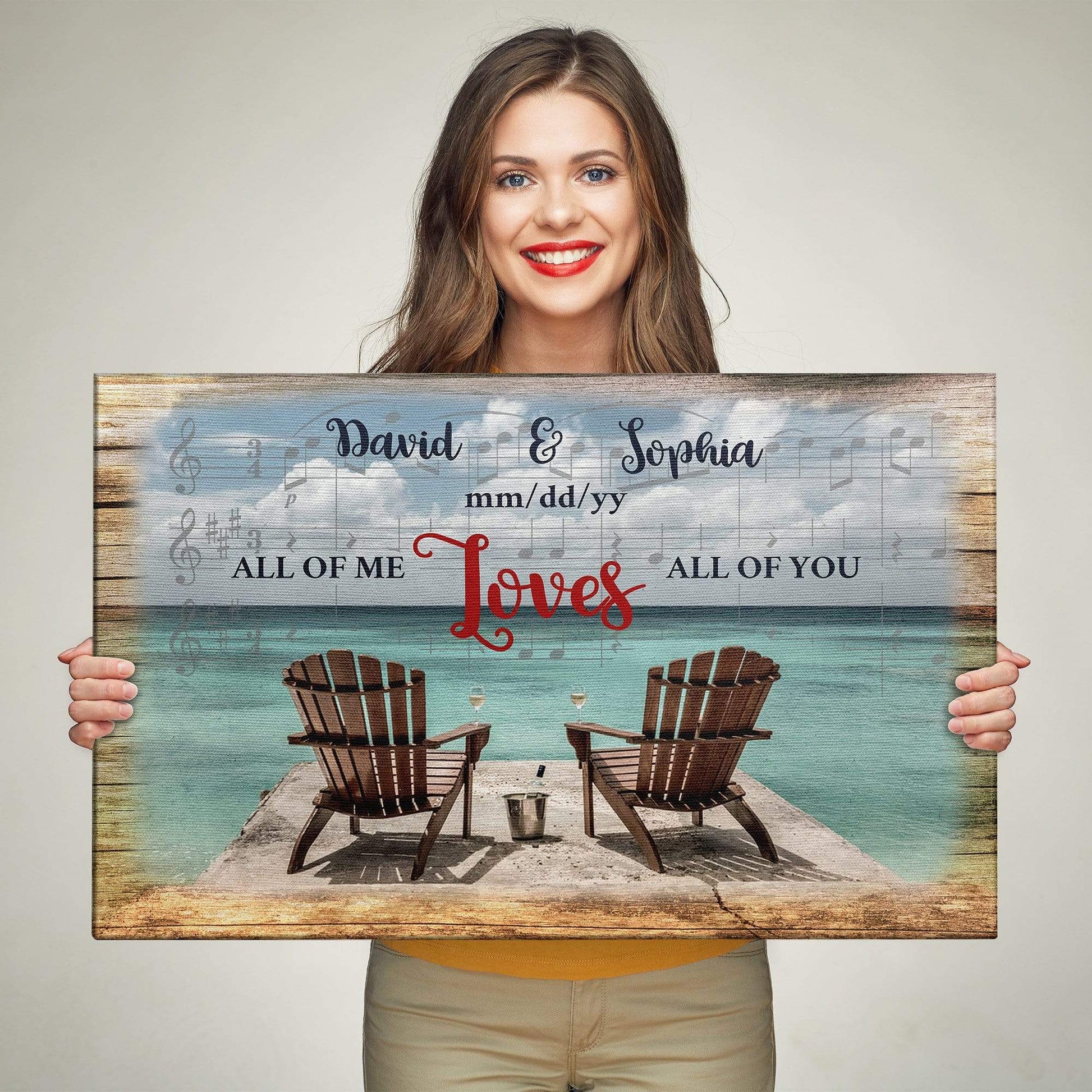 Name Chair Customized Canvas