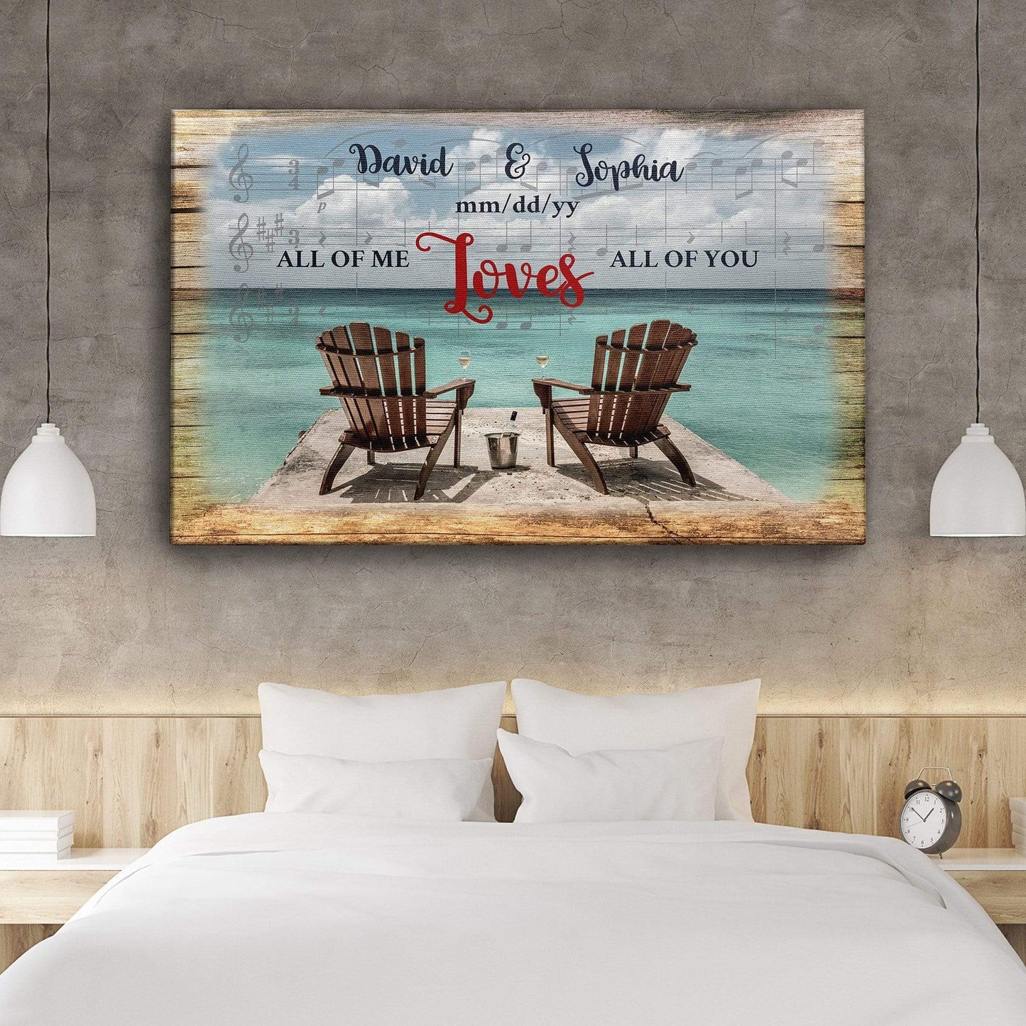 Name Chair Customized Canvas