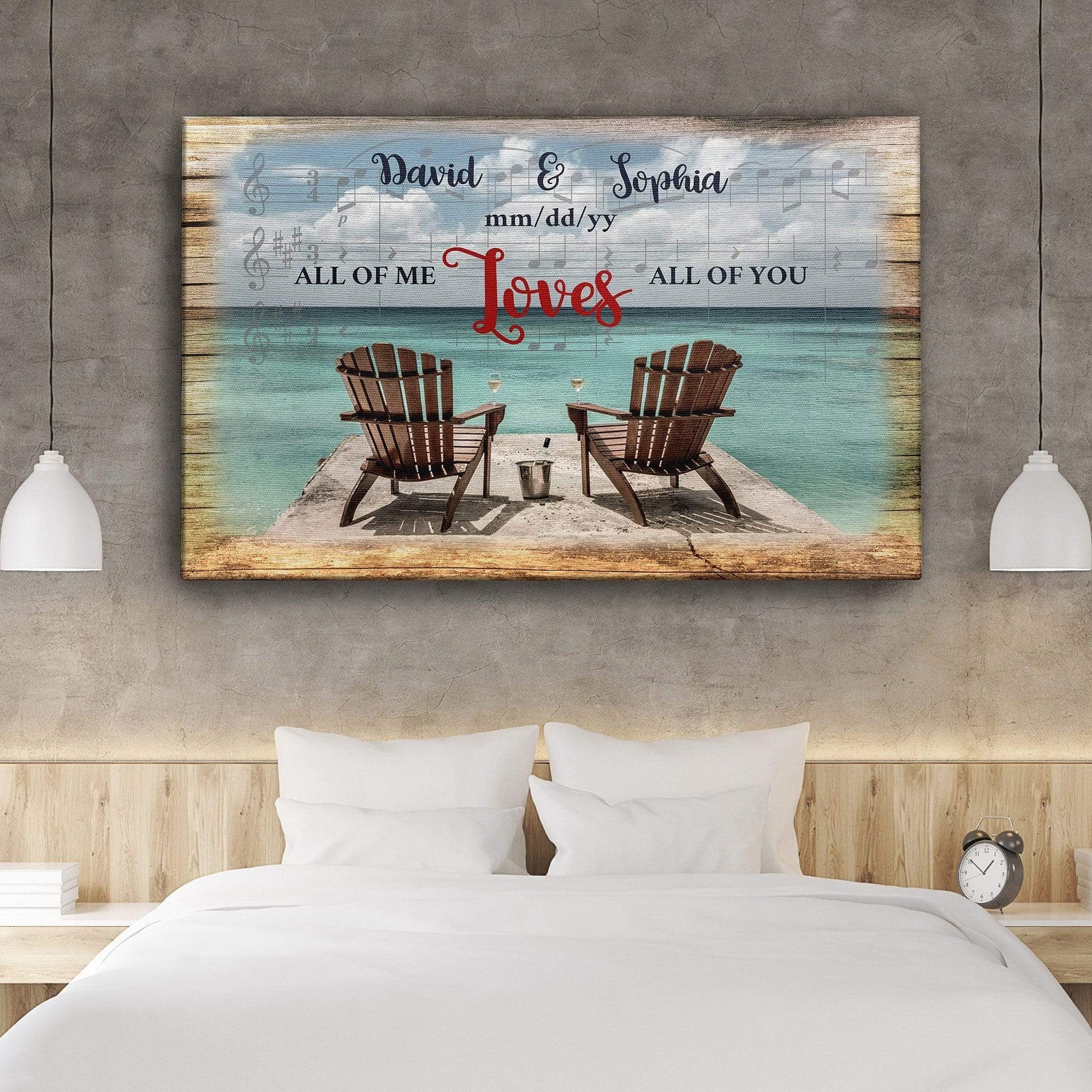 Name Chair Customized Canvas