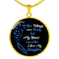 "I Love My Daughter" Necklace With Engraving