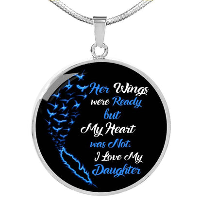 "I Love My Daughter" Necklace With Engraving