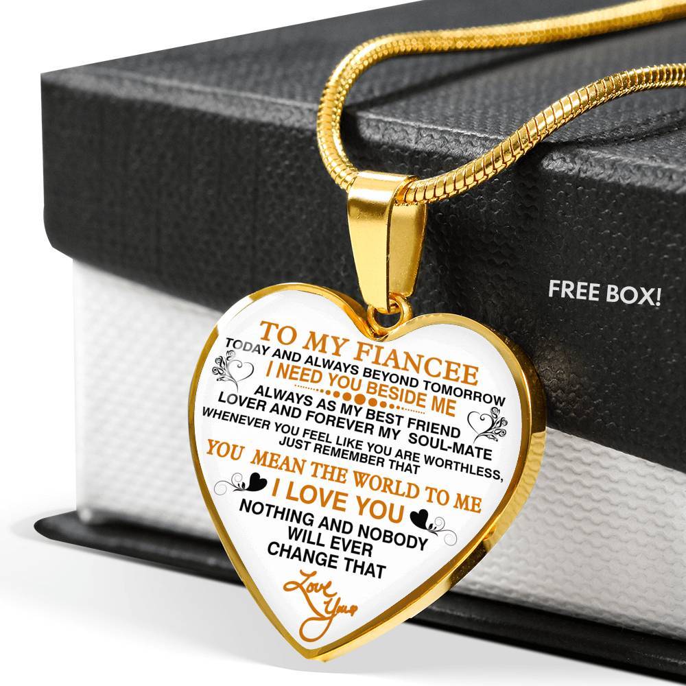 "I Need You Beside Me Always" Necklace That Express Your Love