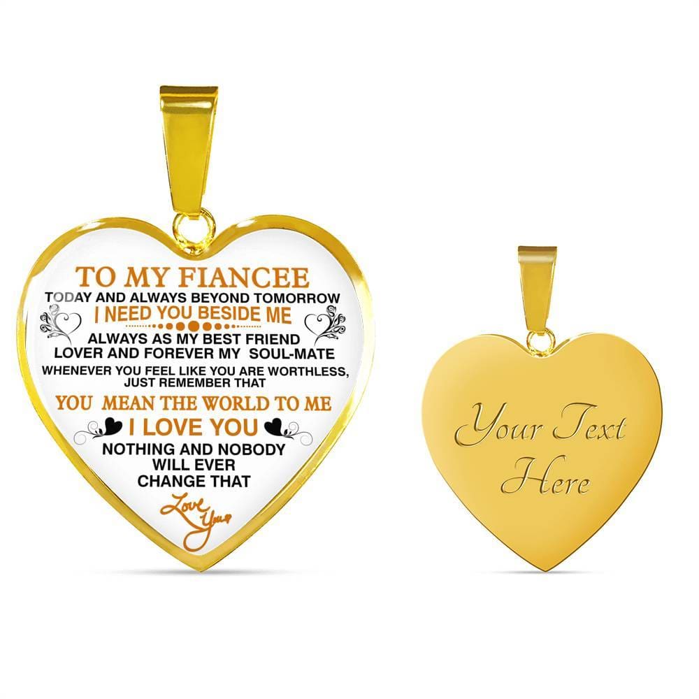 "I Need You Beside Me Always" Necklace That Express Your Love