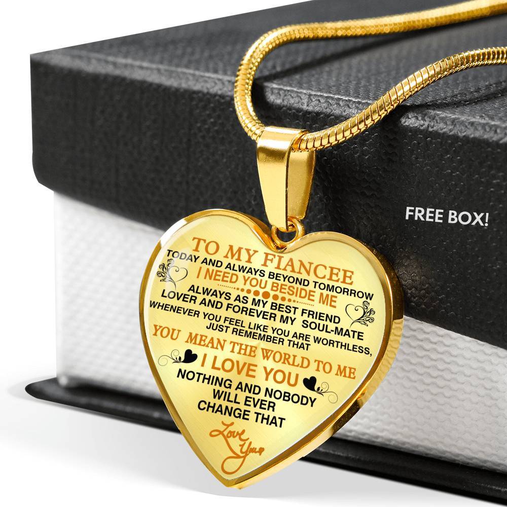 "I Need You Beside Me Always" Necklace That Express Your Love **With Transparency**