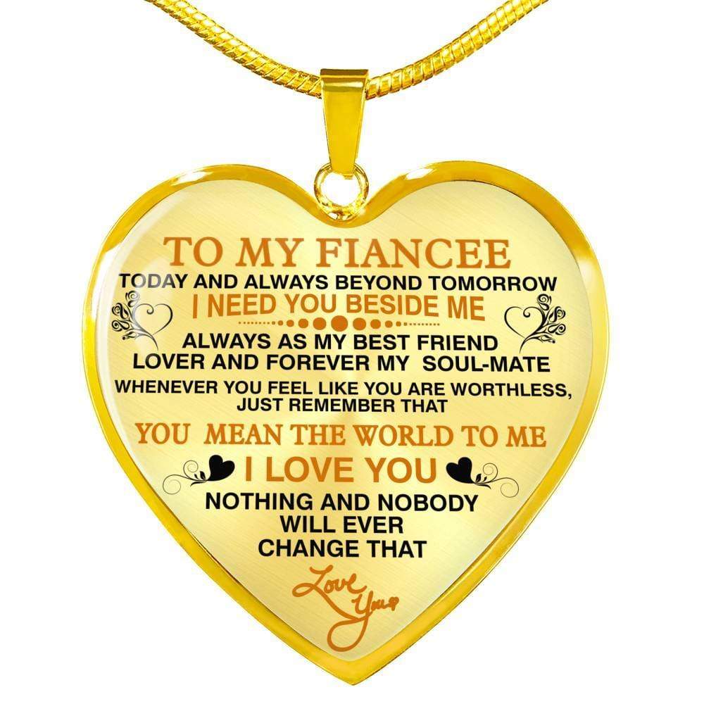 "I Need You Beside Me Always" Necklace That Express Your Love **With Transparency**