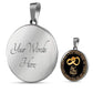 "Love You Always" Golden Engraved Necklace
