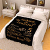 Personalized Blanket Customized Anniversary Couple Blanket