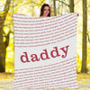 Personalized Blanket Customized Blanket For Daddy