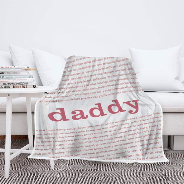 Personalized Blanket Customized Blanket For Daddy