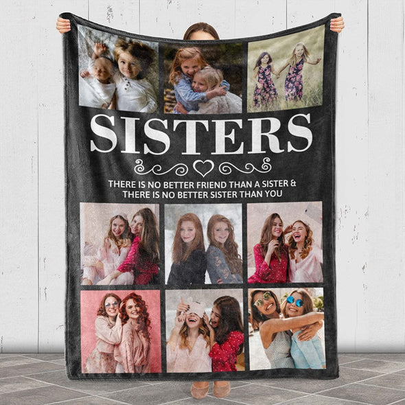 Personalized Blanket Customized Photo Blanket For Sister