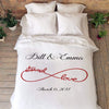 White Eternal Love Couple Blanket - Couple Desires