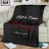 Black Eternal Love Couple Blanket - Couple Desires