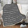 Personalized Blanket Get Well Soon Healing Blanket