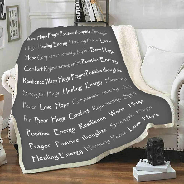 Personalized Blanket Get Well Soon Healing Blanket