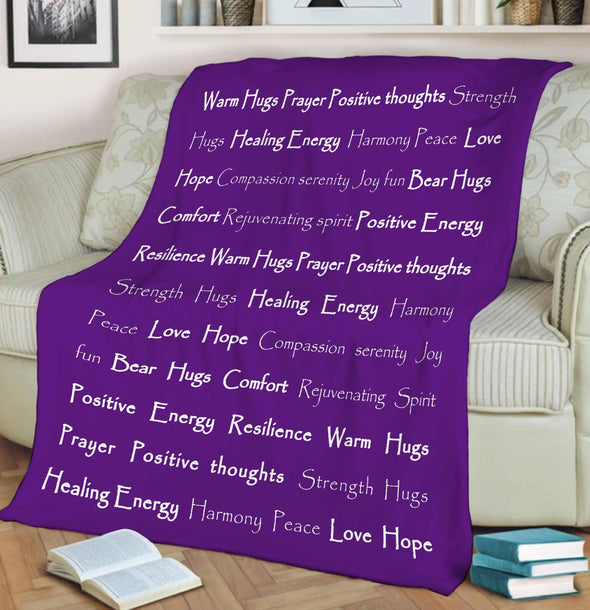 Personalized Blanket Get Well Soon Healing Blanket