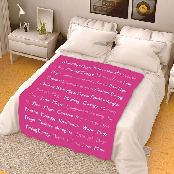 Personalized Blanket Get Well Soon Healing Blanket