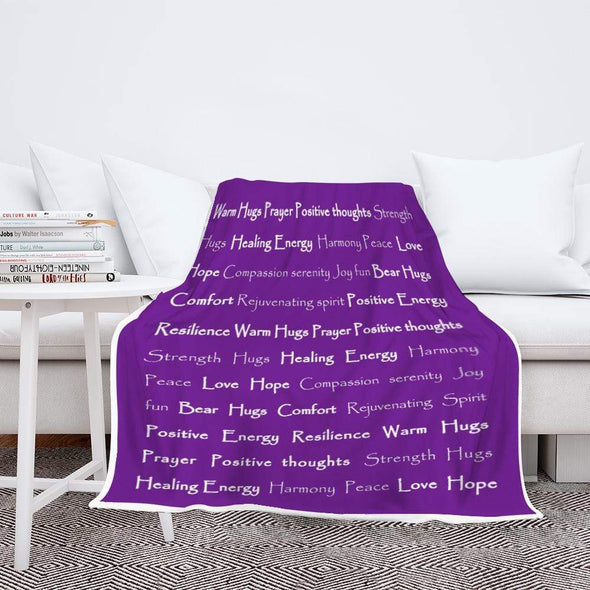 Personalized Blanket Get Well Soon Healing Blanket