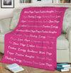 Personalized Blanket Adult-Best Selling-60"X80" / Pink Get Well Soon Healing Blanket
