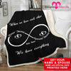 Personalized Blanket Infinity Love Personalized Blanket