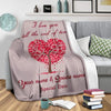 "Love Tree" Personalized Blanket | Customized Couple Photo Blanket