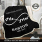 Love You "Always & Forever" Personalized Mr & Mrs Blanket