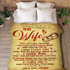 Lovely Personalized Blanket to My Wife