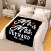 Mr And Mrs Customized Couple Blanket