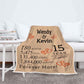 Personalized Blanket Personalized Anniversary Couple Blanket