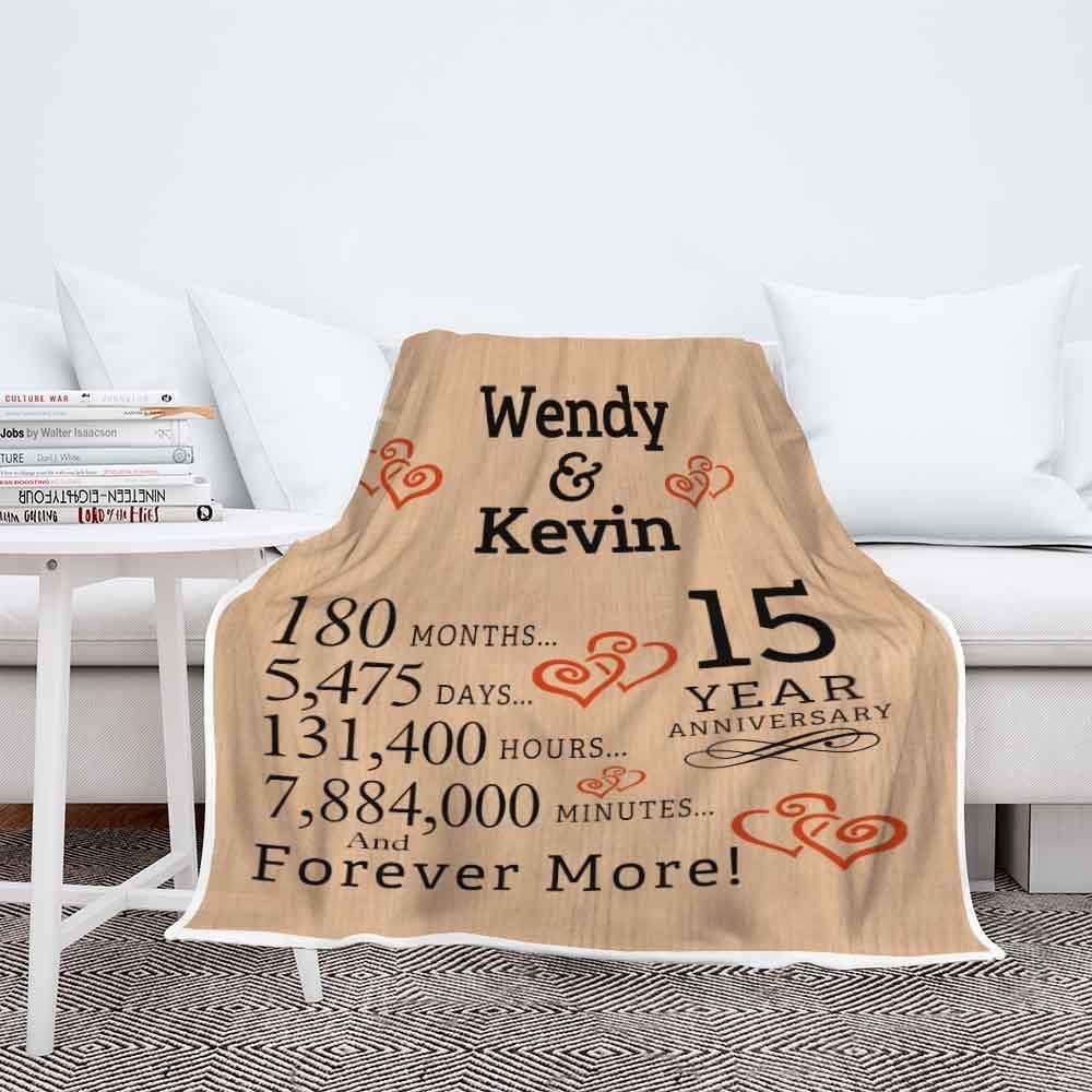 Personalized Blanket Personalized Anniversary Couple Blanket