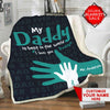 Personalized Blanket for Dad | My Daddy Is Best In The World Blanket | Couple Desires