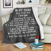 Personalized Blanket: To My Fiancé with Name | Couple Desires