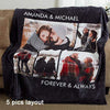Personalized Blanket for Couples With Your Photo & Text For Your Special one