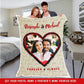 Personalized Fleece Blanket | Photo Blanket | Couple Desires