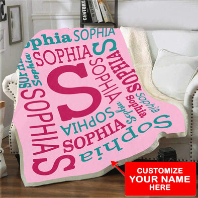 Personalized Name Blankets & Throws 