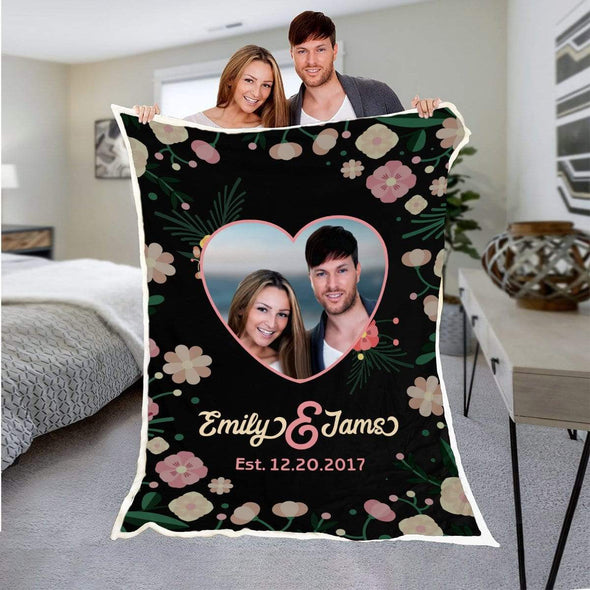 Personalized Picture Blanket For Your Love