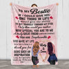 Personalized Blanket To My Bestie Customized Blanket