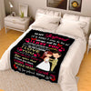 "To My Boyfriend I Love You With My Whole Heart "- To My Boyfriend Personalized Blanket 